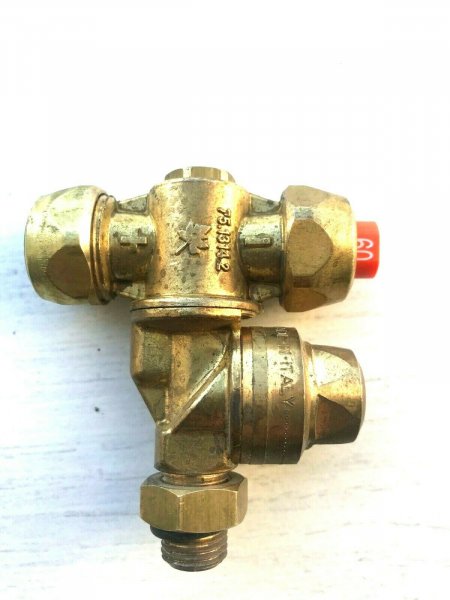 GETTO DOPPIO PER ATOMIZZATORE 1/4 MASCHIO M65 BRAGLIA CON ATR 60 ARANCIO