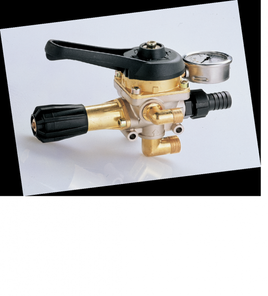 GRUPPO COMANDO PER ATOMIZZATORE BRAGLIA M170 50 BAR COMPLETO DI MANOMETRO INOX