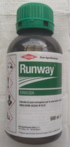 Runway x 500 ml - Diserbante erbicida per infestanti a foglia larga er