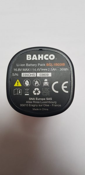 BATTERIA BAHCO